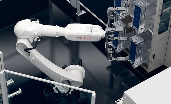 太陽(yáng)電池製造におけるNB80ロボット